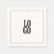 Company or Business Logo with Frame on White