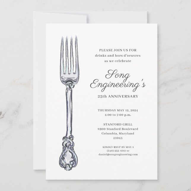 Company Party  Invitation (Front)