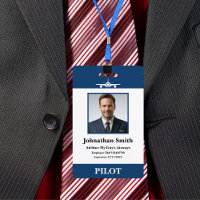 Company Photo Security ID Aviation Airline Pilot