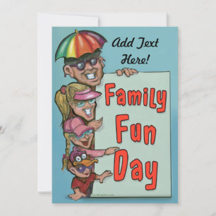 Company Picnic Family Fun Day Invitation