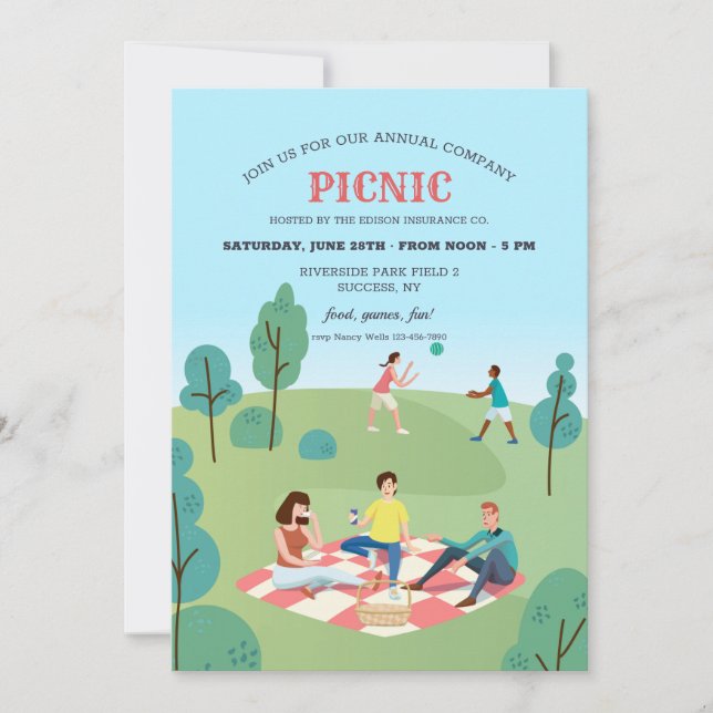 Company Picnic Invitation (Front)