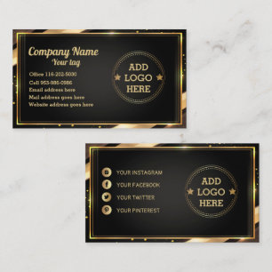 Company Professional Logo Design Business Card