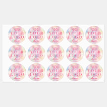 Company Promo Label | Your Logo Here Colour