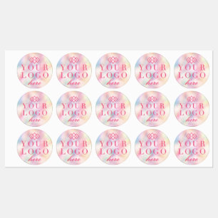 Company Promo Label Your Logo Here Colour