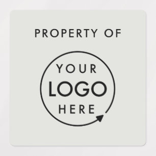 Company Property Logo   Silver Grey Business Asset