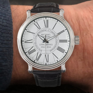 Company Retirement or Leaving Gift - Personalised Watch
