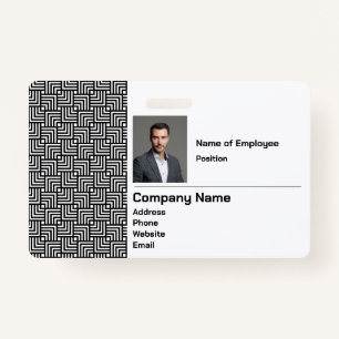 Company Security Badge ID Badge