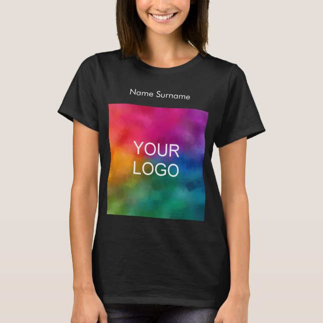 Company Small Business Your Own Logo Here Women's T-Shirt (Front)