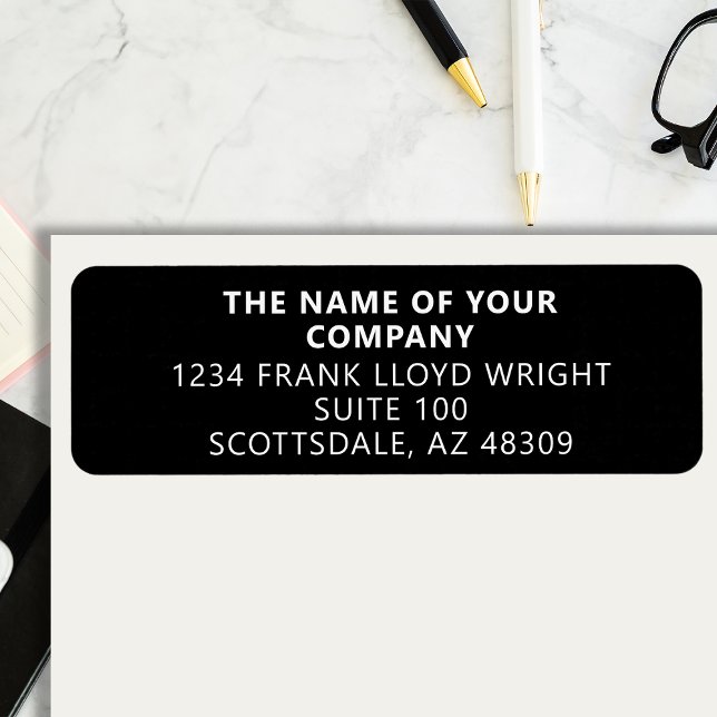 Company Stationary Custom Business Return Address (Creator Uploaded)
