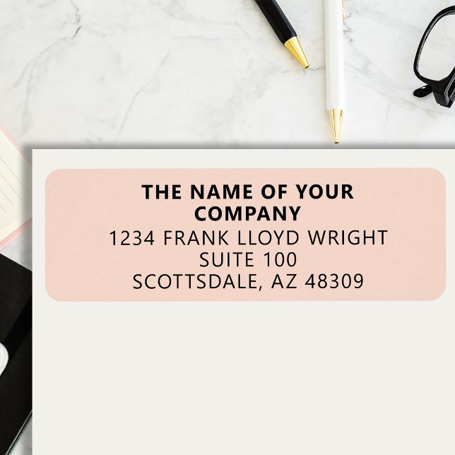 Company Stationary Custom Business Return Address (Creator Uploaded)