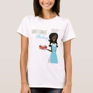 Company T-Shirt African American Baker Cup Cakes
