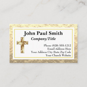 Company Title Gold And Black Business Cards