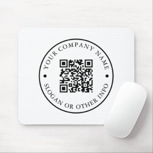 Company Website Link QR Code Business Promotional  Mouse Mat