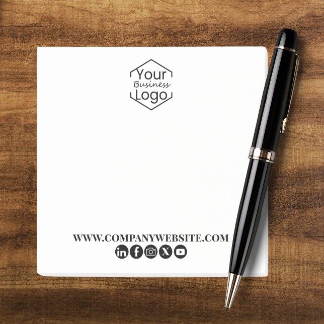 Company Website Social Media Professional Modern  Post-it Notes (Creator Uploaded)
