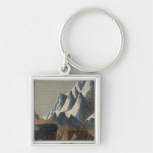 Comparative Height of the Principal Mountains Key Ring