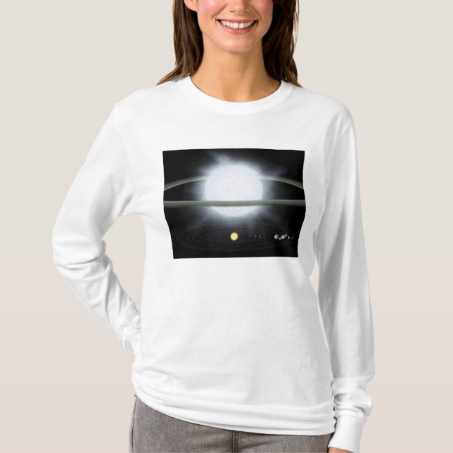 Comparison of the size of a hypergiant star T-Shirt (Front)