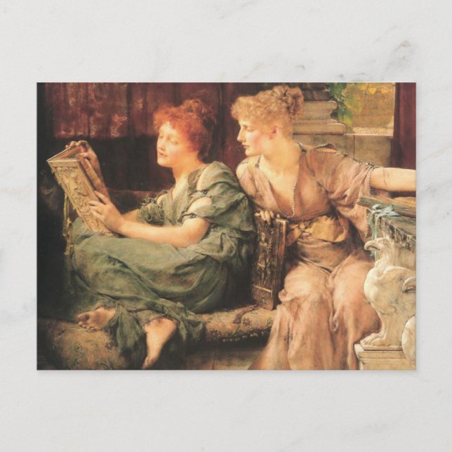 Comparisons in detail by Lawrence Alma-Tadema Postcard (Front)