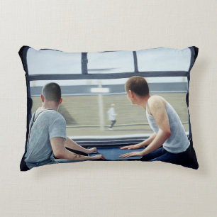 Compartments 2 1979 decorative cushion