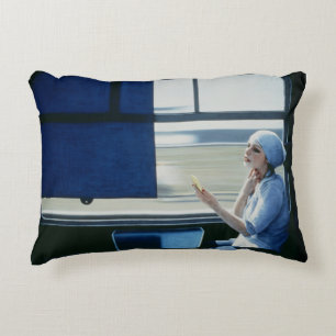 Compartments 3 1979 decorative cushion