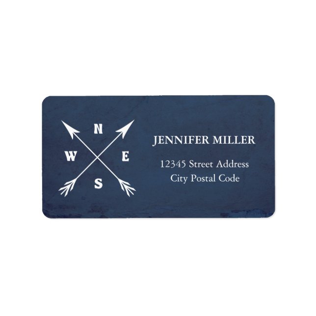 Compass arrows label (Front)