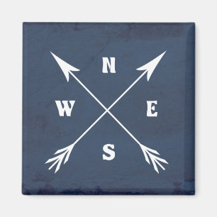 Compass arrows magnet