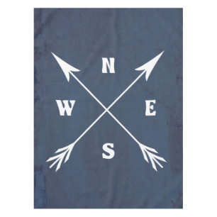 Compass arrows tablecloth