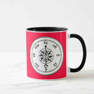 Compass Art Mug