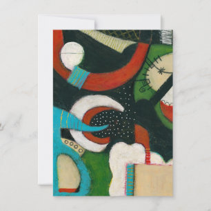 Compass At Night Greeting Card