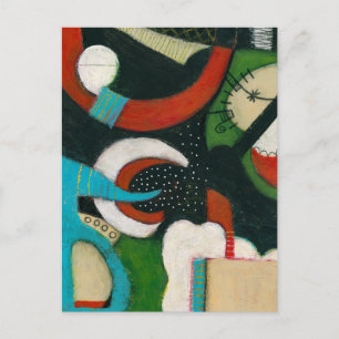 Compass At Night Postcard