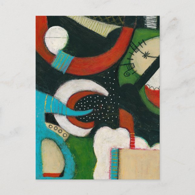 Compass At Night Postcard (Front)