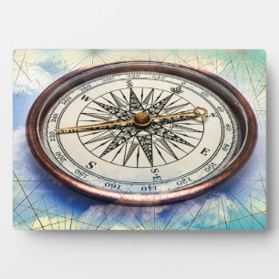 Compass Clouds Plaque