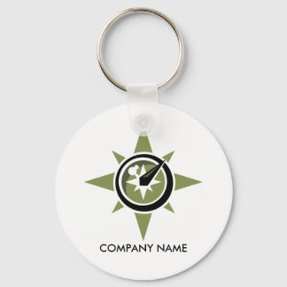 Compass Customisable Keychain