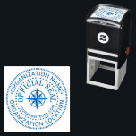 Compass Generic Custom Official Seal Name Loc URL Self-inking Stamp<br><div class="desc">Compass Rose Logo Generic Custom Official Seal Name Location URL =========</div>
