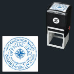 Compass Generic Custom Official Seal Name Loc URL Self-inking Stamp<br><div class="desc">Compass Rose Logo Generic Custom Official Seal Name Location URL =========</div>