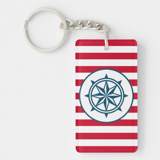 Compass Key Ring (Front)