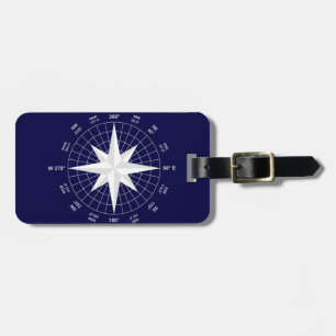 compass luggage tag