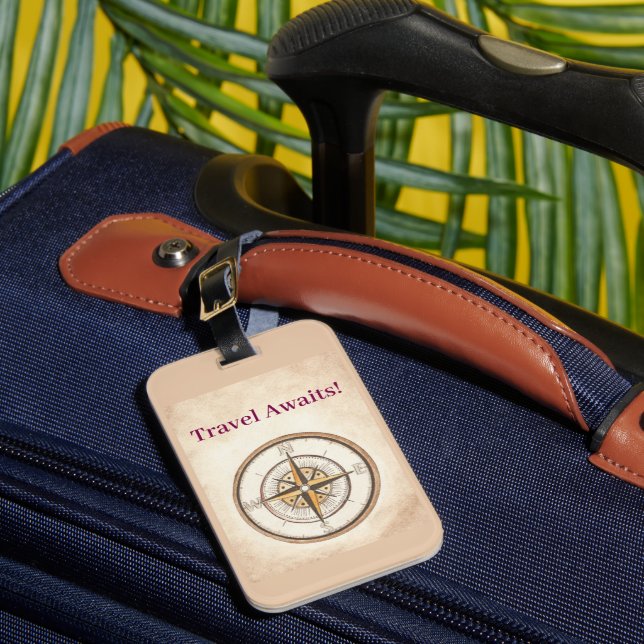 Compass Luggage Tag (Front Insitu 1)