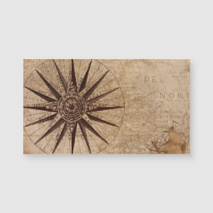 Compass Map Holiday Postcard