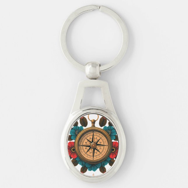 Compass of Bliss Key Ring (Front)