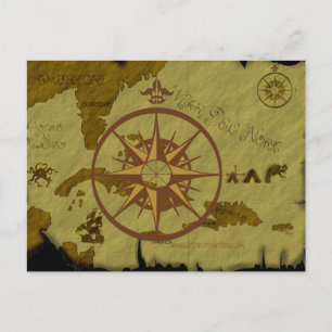 Compass Postcard