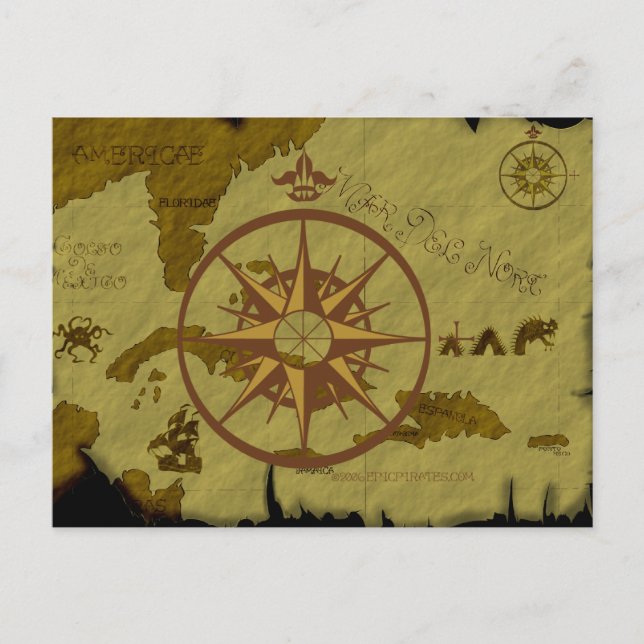 Compass Postcard (Front)