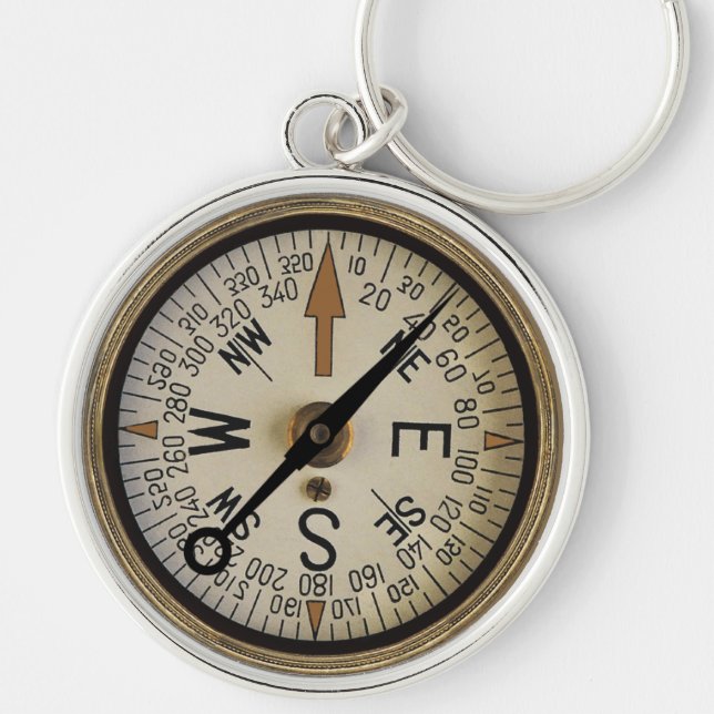 Compass Rose 1 Key Ring (Front)