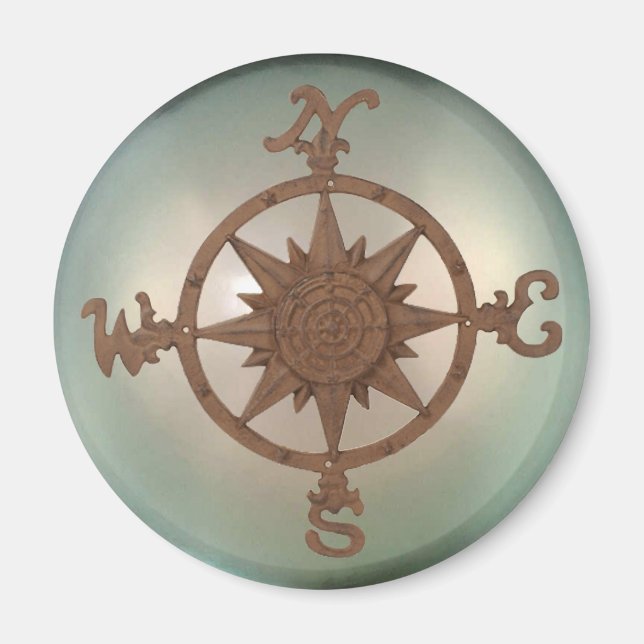 Compass Rose 2 Magnet (Front)