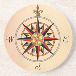 Compass Rose Coaster
