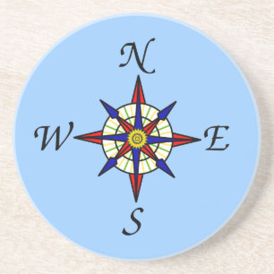 Compass Rose Coaster