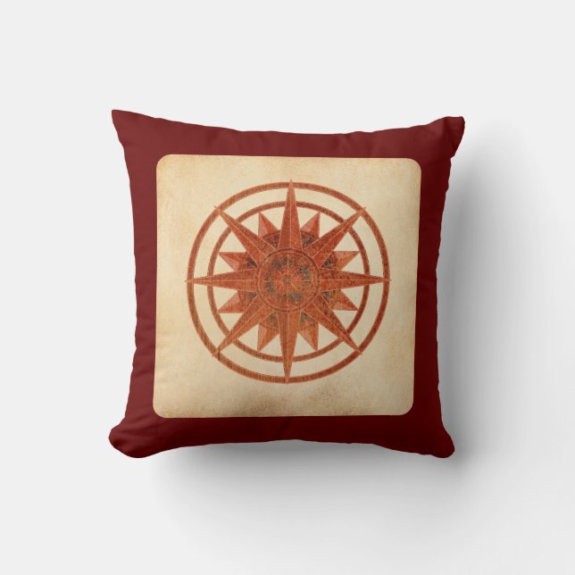 Compass Rose Cushion (Front)