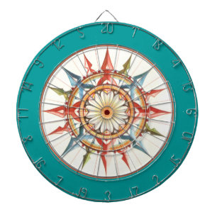 compass rose - mandala dartboard