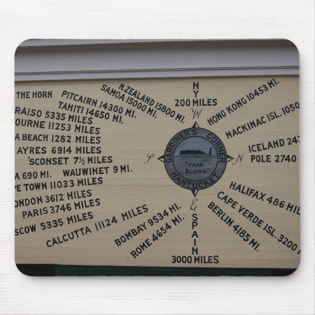 Compass Rose Mouse Mat (Front)