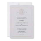 Compass Rose Nautical Boat Formal Coastal Wedding