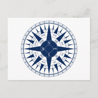Compass Rose Postcard